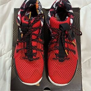 Under Armour Red Athletic Shoes
